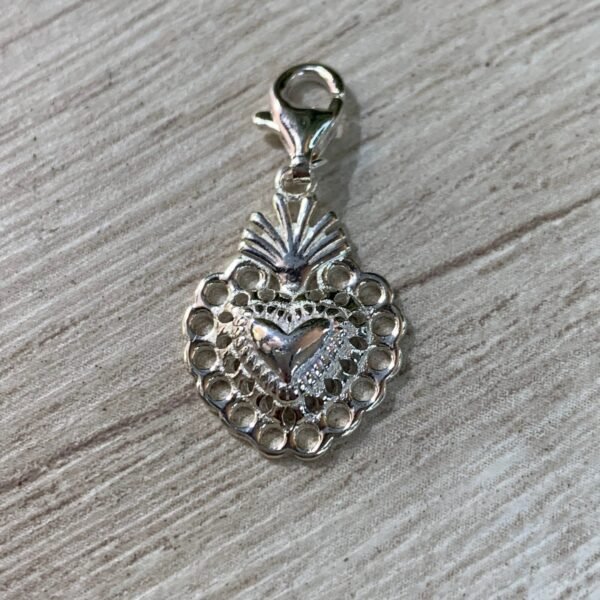 Colgante plata Coraz?n Detente