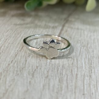 Anillo plata Patita perro n?9