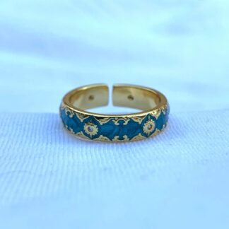 Anillo dise?o calipso circones n?13