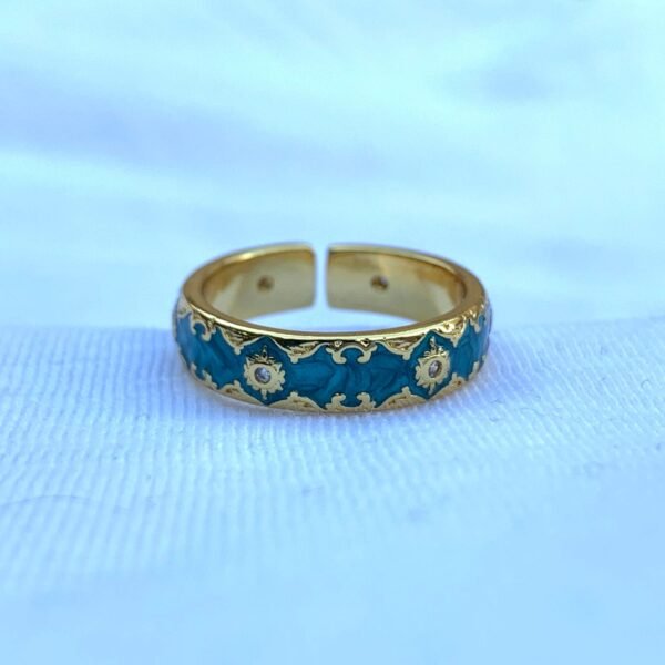 Anillo diseño calipso circones n°13