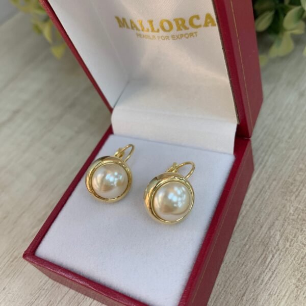 Aros Mallorca media perla colgante