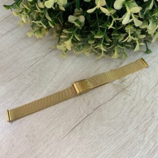 Correa reloj met?lica dorada 12mm