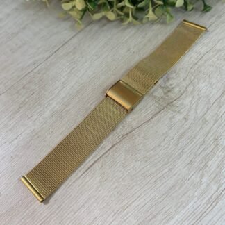 Correa reloj met?lica dorada 20mm