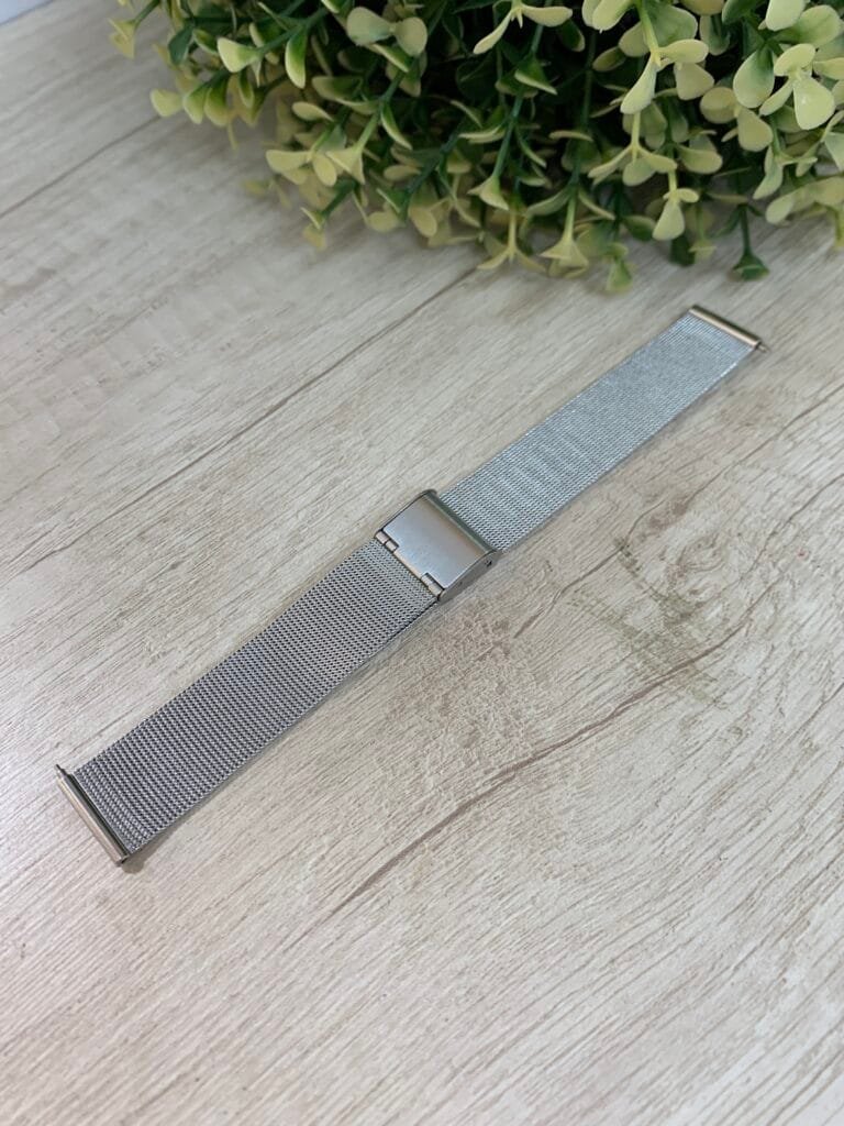 Correa reloj met?lica plateada 18mm