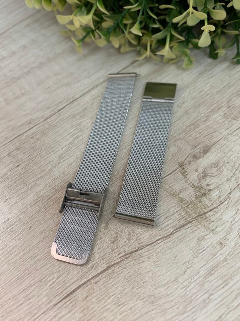 Correa reloj met?lica plateada 18mm