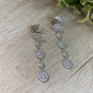 Aros plata Rodinada C?rculos microcircones