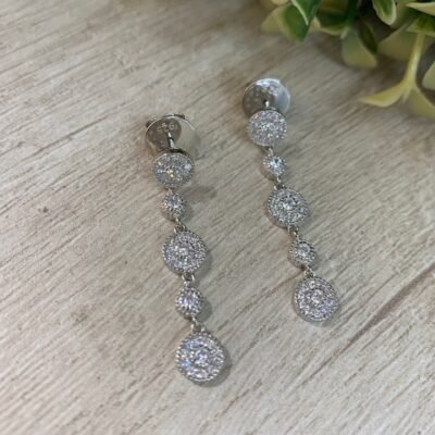 Aros plata Rodinada C?rculos microcircones