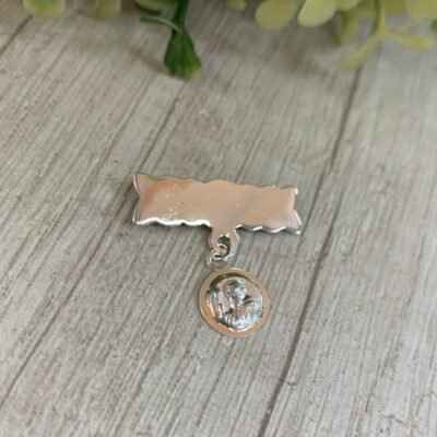 Colgante plata San Benito con piocha