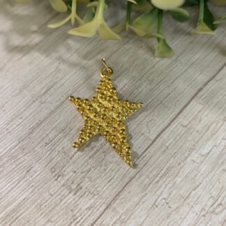 Colgante Estrella pelotas ba?o oro