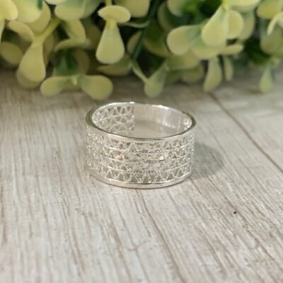 Anillo plata filigrana nro 13