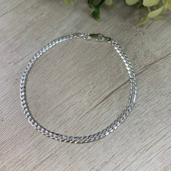 Pulsera Plata Grumet 19cm