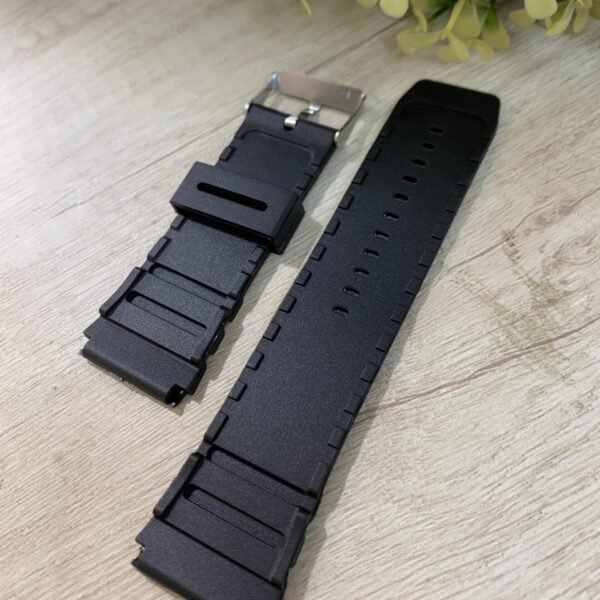 Correa Reloj resina negra 28 mm