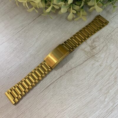 Correa Reloj metalica dorada 18 mm