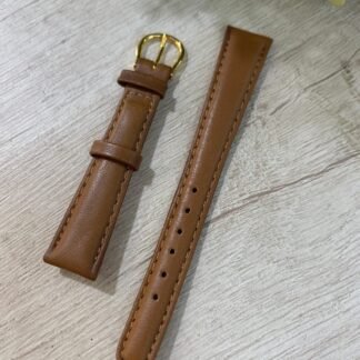 Correa Reloj cuero caf? claro 14 mm