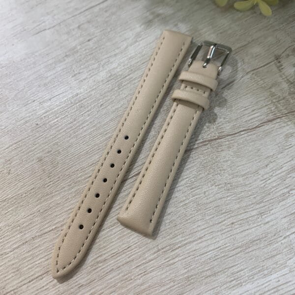 Correa Reloj cuero beige 14 mm XL