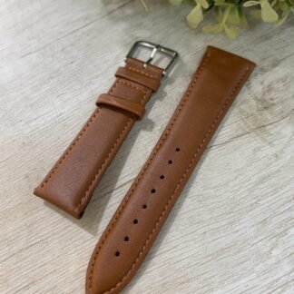 Correa Reloj cuero caf? 24 mm Donju