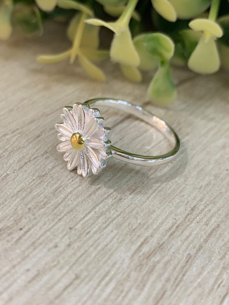 Anillo Plata Margarita n?9