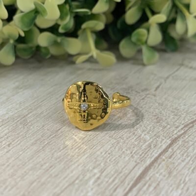 Anillo Acero Estrella del Norte n?14