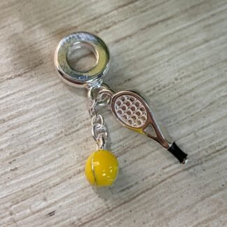 Colgante plata Charm Padel
