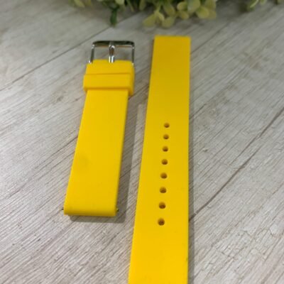 Correa reloj resina amarilla 14 mm