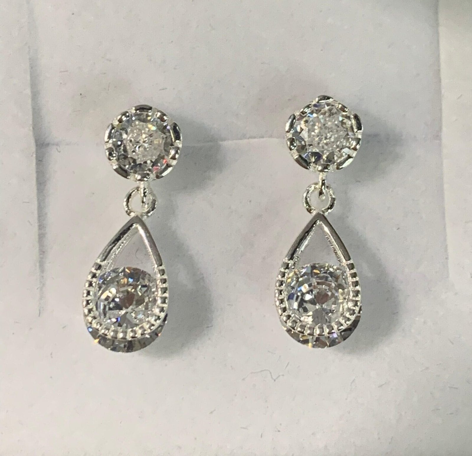 Aros plata gota Circ?n
