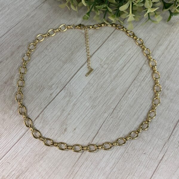 Collar acero cadeneta 40 - 45 cm