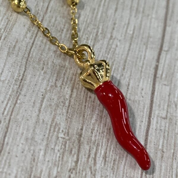 Collar acero Aji Chile