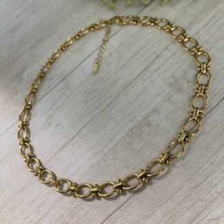 Collar acero eslabon dise?o