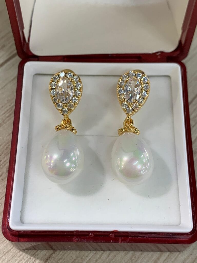 Aros FF circones perlas