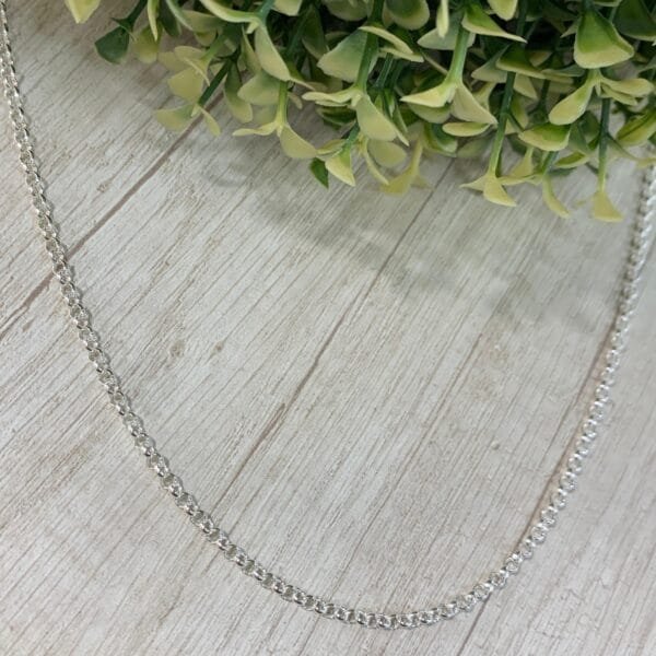 Cadena plata Rolo 60cm
