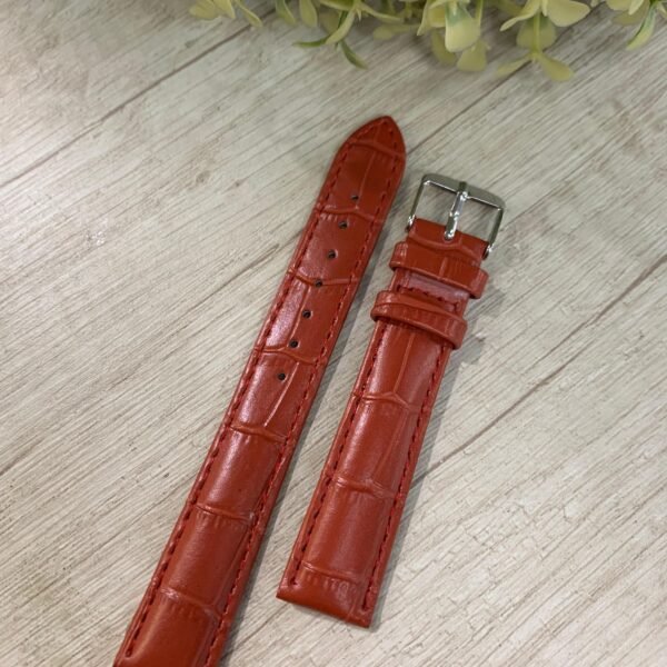 Correa reloj terracota ecocuero 18mm XL
