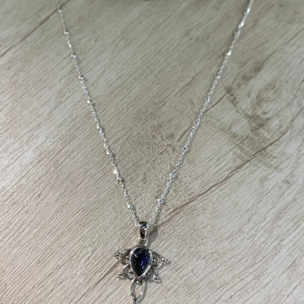 Collar plata bali labradorita