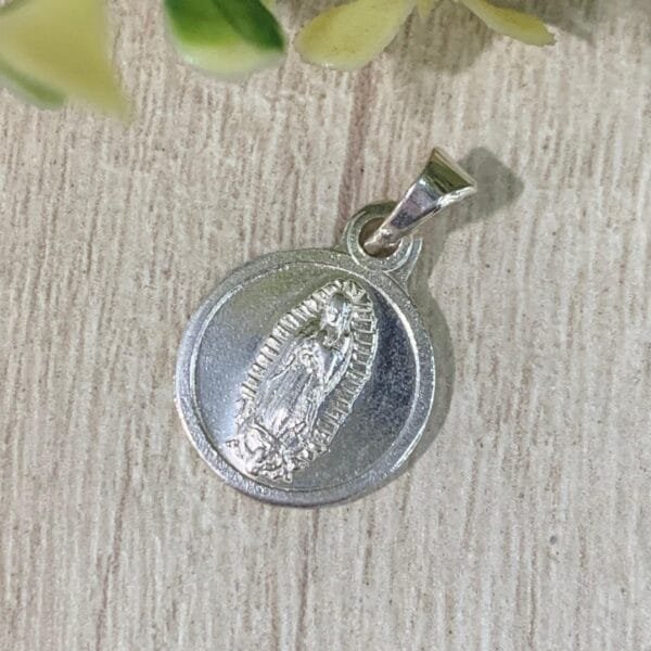 Colgante plata virgen de guadalupe 16,5 mm