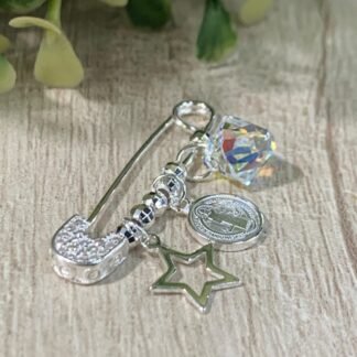 Prendedor plata San Benito circones