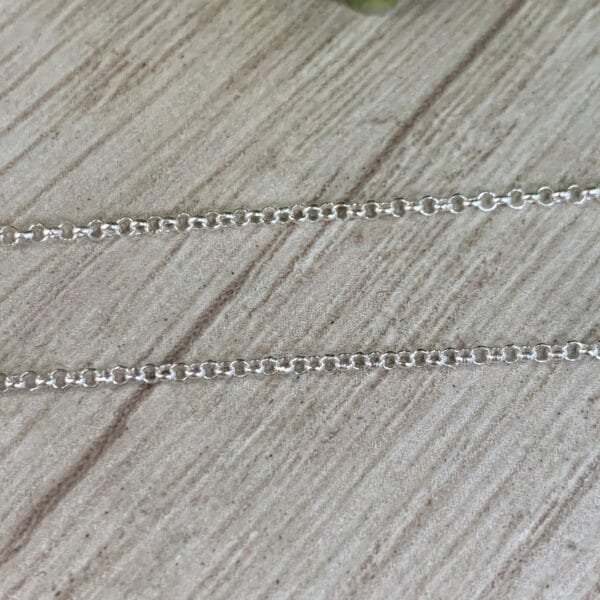 Cadena plata rolo 45 cm