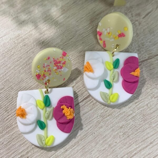 Aros diseño flores