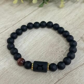 Pulsera Piedra volc?nica Tauro