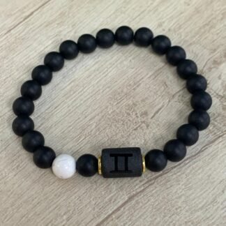 Pulsera Piedra volc?nica Geminis