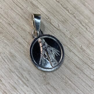 Colgante Plata Virgen de los Rayos 16mm