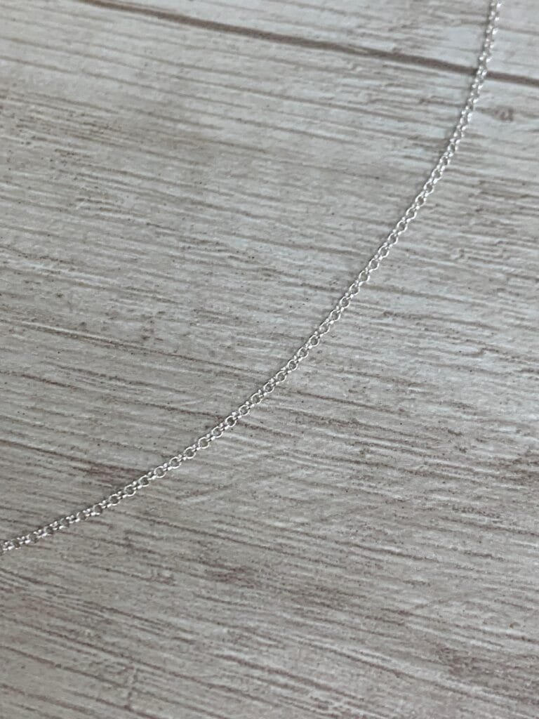 Cadena plata rolo 50cm
