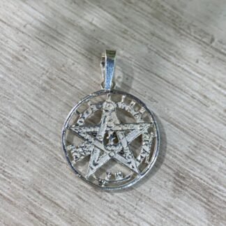 Colgante plata tetagramaton