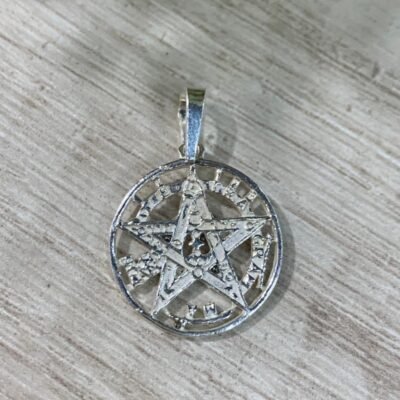 Colgante plata tetagramaton