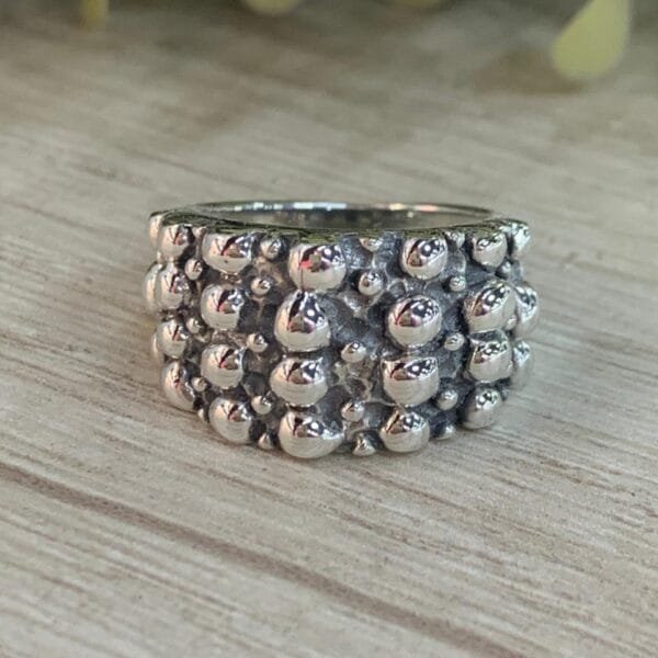 Anillo plata chunky n16