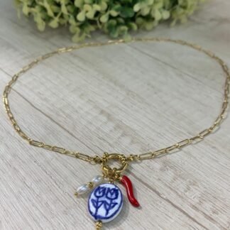 Collar acero chiches