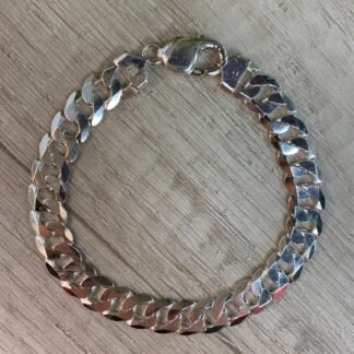 Pulsera plata brumet 22 cm