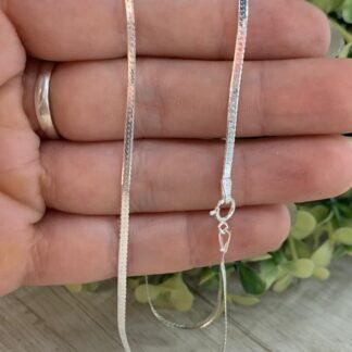 Cadena plata cinta 40 cm