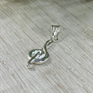 Colgante plata Llave de Sol