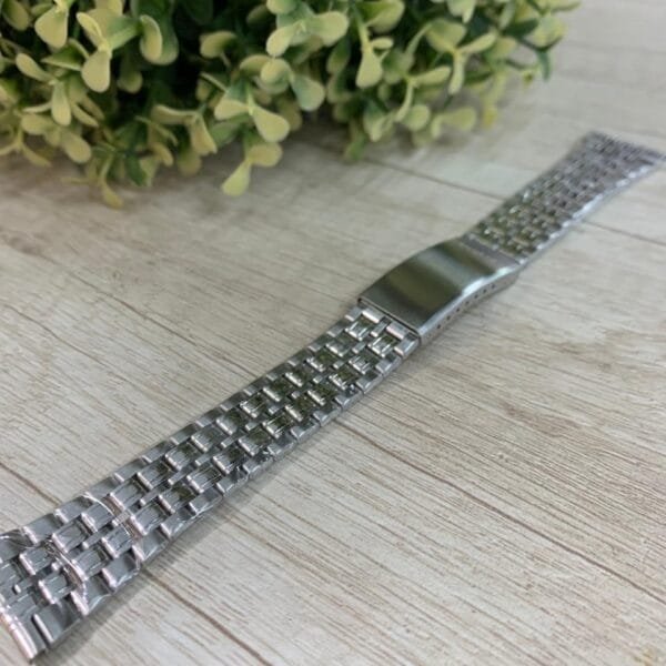 Correa pegazo  metalica gris 22 mm