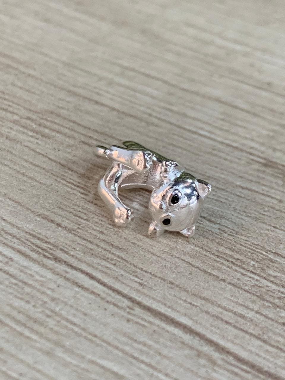 WhatsApp Image 2026-01-12 at 14.17.37 Charm plata gato enrollado - Imagen 2