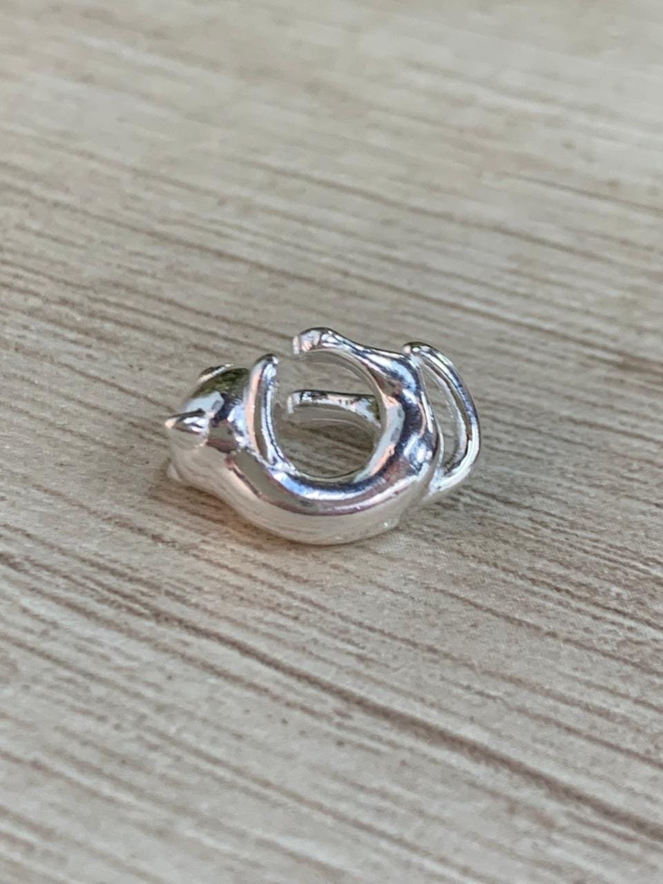 WhatsApp Image 2026-01-12 at 14.17.38 Charm plata gato enrollado - Imagen 3